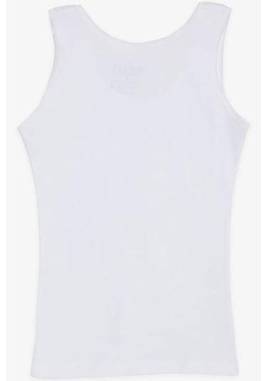 Breeze Kız Çocuk Kalın Askılı Atlet 5-13 Yaş, Beyaz-beyaz Beyaz