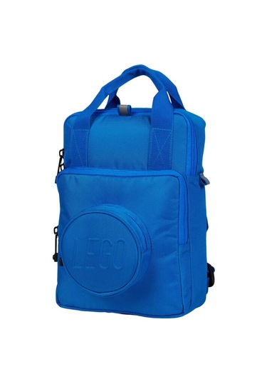 LEGO 20206b-0023 1x1 Lego Yapım Parçası Çocuk Sırt Çantası - Mavi