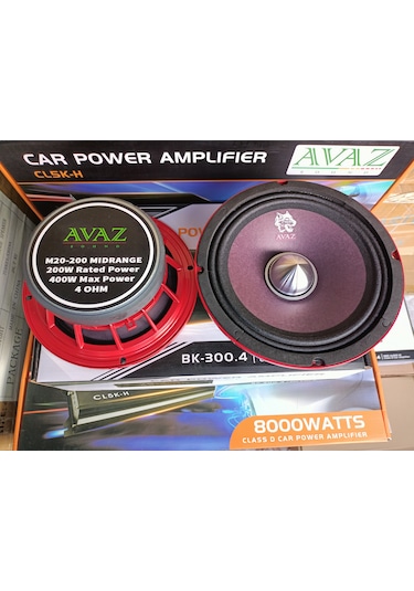Avaz M20-200 20 Cm 200 Rms Kurşun Göbek Midrange