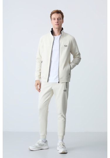 Tommy Life Hugo Bej Jogger Erkek Eşofman Takım - 85198 Bej