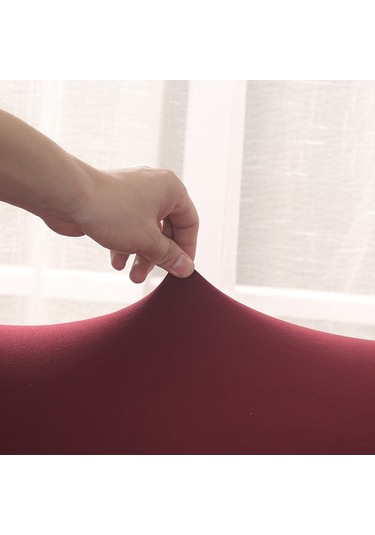 Geeroyoo Spandex Ve Polyesterden Yapılmış Ev Sofalari İçin Esnek, Dayanıklı Koltuk Örtüsü - Çeşitli Renk Seçenekleri Bordo Dahil Gri