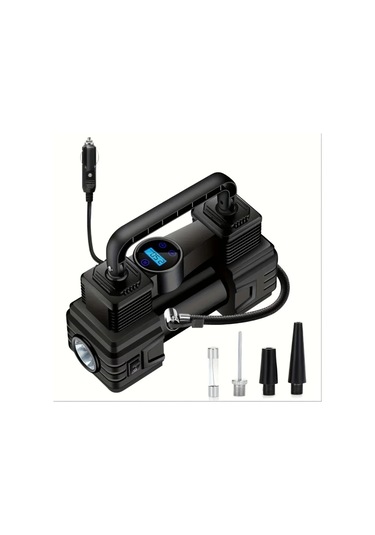 Xuweiwei Yüksek Güçlü 12v Mini Araba Şişirme Pompası Kablolu Siyah Araba İşaretleyici Modeli Küçük Araçlar İçin Elektrikli Lastik Hava Pompası