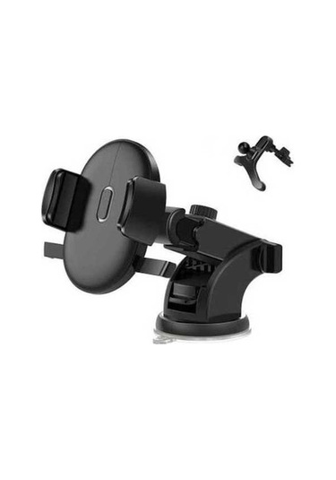 Pazly Vantuz Ulus Tutucu Telefon Siyah Havalı Desteği Çıkışı Cep Braketi + - - Eb - Aksesuar -