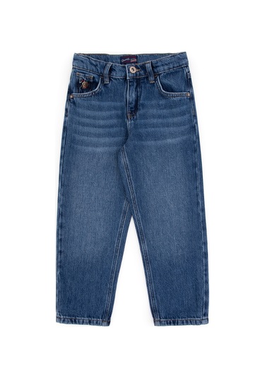 U.s. Polo Assn. Erkek Çocuk Mavi Pantolon Jean 50316757-dn0022 Mıd Blue
