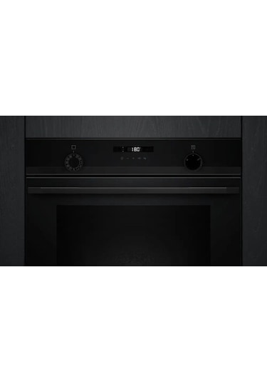 Siemens HU736AEA0T Buhar Destekli Ankastre Fırın Siyah