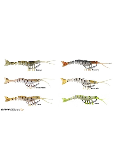 Savage Gear TPE 3D Manic Shrimp - Natural - 4