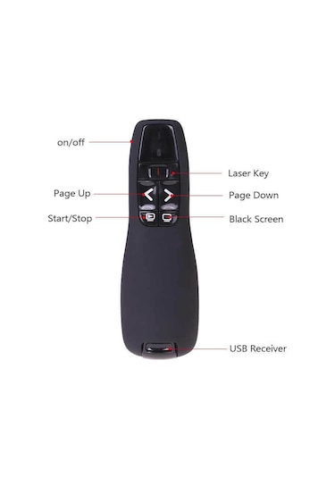 Dk-R400 Sunum Kumandası - Sunum Kalemi - Powerpoint Kumandası
