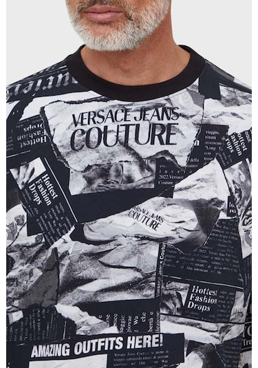 Versace Jeans Couture Erkek T Shirt 76gah6l0 Js275 899 Siyah Versace Jeans Couture Erkek T Shirt 76gah6l0 Js275 899 Siyah