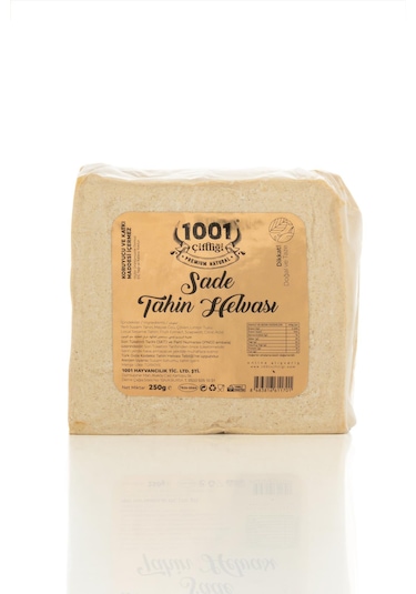 1001 Çiftliği Sade Tahin Helvası 250gr Katkısız