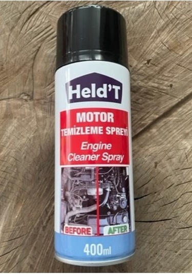 Heldt Motor Temizleme Spreyi Susuz Parlatır Temizler 400ml Germany