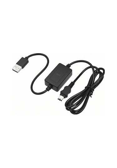 Novahub Andoer Ac-l15 Usb Güç Kablosu - Sony Kamera İçin Hızlı Şarj Ve Yükseltme, 120cm Siyah