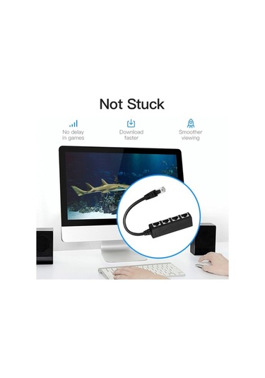 Ebitda Rj45 Ağ Adaptörü, Ethernet Ağ Dönüştürücü, 1-4 Rj45, Kablosuz Cihazlar İçin