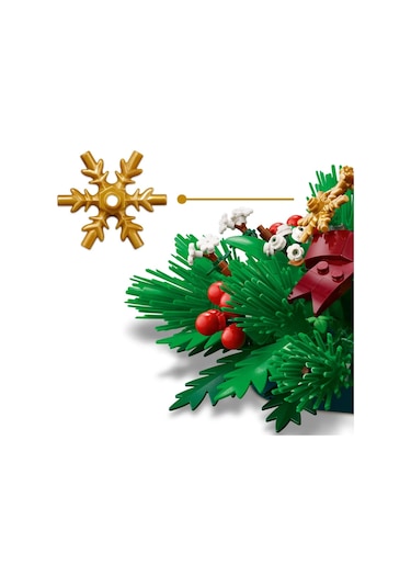 LEGO® Yılbaşı Masa Süsü 40743 - 12 Yaş ve Üzeri Çocuklar için Yılbaşı Temalı Yaratıcı Oyuncak Yapım Seti (433 Parça)