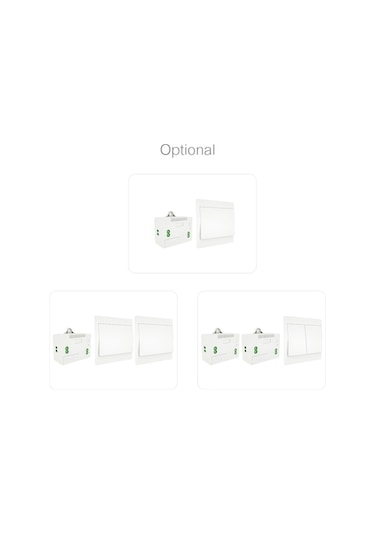 Tongxida 110-230v Kablosuz Işık Anahtarı Ve Alıcı Kiti Özsüzdür Anahtar Uzaktan Kumandalı Aydınlatma Armatürü-beyaz Beyaz