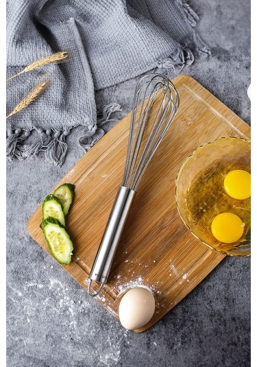 Paslanmaz Çelik Yumurtalık Sos Krema Çırpıcı Sos Karıştırıcı 40 Cm Çelik