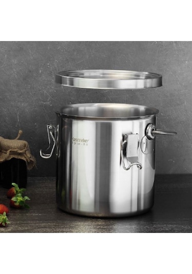 Hascevher Horeca 24 Cm Taşıma Kabı Tabansız Çelik