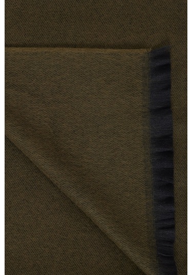 AC&Co / Altınyıldız Classics  Erkek Hakı Desensiz Sıcak Tutan Triko Atkı Hakı