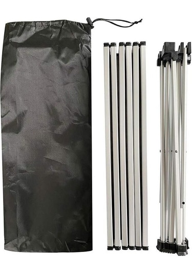 Electroon Taşınabilir Katlanabilir 56x40x41cm Kamp Masası Gri