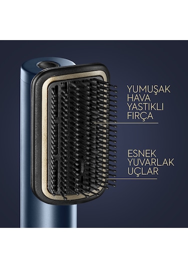 Babyliss Saç Kurutma Ve Şekillendirme Seti Air Wand, Difüzör Başlık Dahil, 1600w, 3 Başlık, İyon Teknolojisi Lacivert, 3 Başlıklı