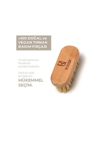 Doğal & Vegan Tırnak Bakım Fırçası