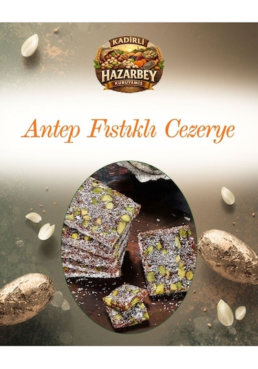 Kadirlihazarbey Antep Fıstıklı Cezerye 300 Gr