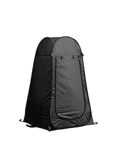 Efsane Kamp - Büyük Duş Wc Soyunma Çadırı - Otomatik - 150x150x19 Siyah