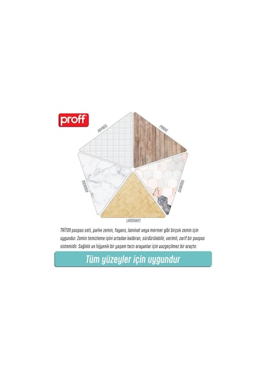 Proff Triton Temizlik Seti Gri