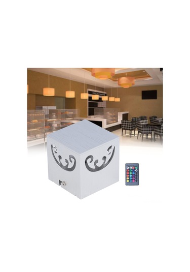 Springsun Rgb Renkli Led Duvar Lambası 3w Alüminyum Dekoratif Işık, 24 Tuşlu Kumanda, 85-277v, Koridor/ktv Uygun Diğer