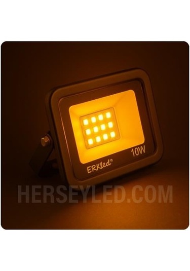 Erk 10w Amber Led Projektör 220v Erk-3710 A Amber