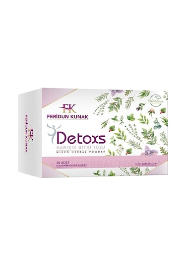 Feridun Kunak Detoxs Karışık Bitki Tozu Detoks Çayı Bitkisel Karı