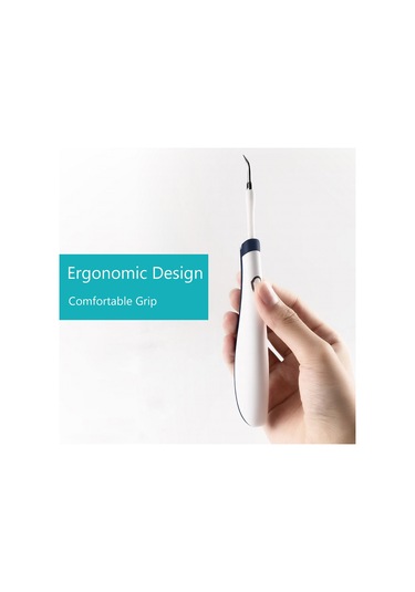 Neevoyu Ev Ve Seyahat İçin Taşınabilir 5 İş Başlı Dalga Güdümlü Aydınlatmalı Titreşimli Diş Temizleyici Aleti Koyu Mavi