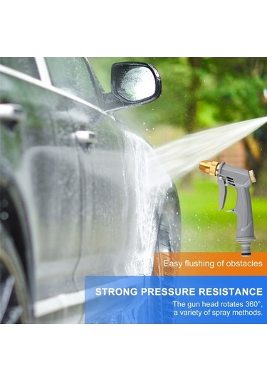 Ulzyvf Yıkama Yıkama Sulama Nozulu Nozul Metal Hortumu Ayarlanabilir Araba Ng