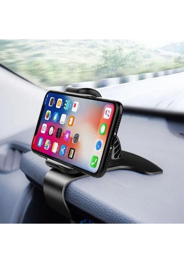 Araç İçi Konsola Takılan Döner Başlıklı Telefon Kıskacı Telefon Tutucu