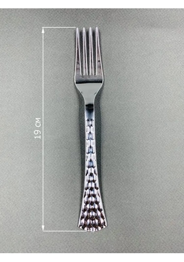 Bursa Pazari Tek Kullanımlık Plastik Çatallar Krom 18 Adet 136433004 Diğer