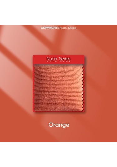 Turuncu 1 Adet Nuan Serisi Katı Kadife Çizgili Kırlent Örtüsü Çekyat Yastık Kılıfı Dekoratif Yastık Kılıfları 30x50/45x45/50x50cm 30cm X 50cm