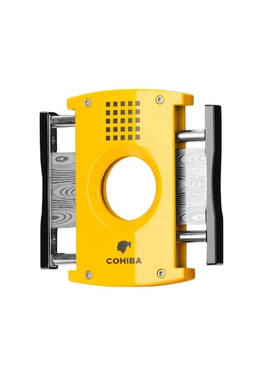Cohiba Limitli Seri Kesici Çakmak İkili Sarı Puro Seti