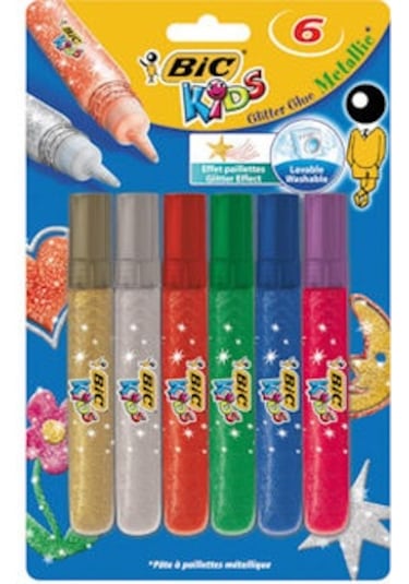 Bic Kids Simli Uhu Yapıştırıcılar 6 Metalik Renk