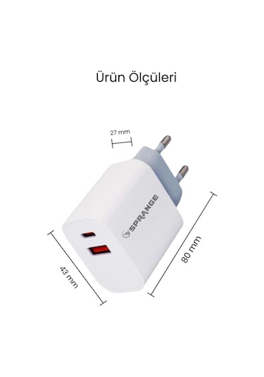 Apple Uyumlu iPhone iPad 15 16 17 Pro Plus Max 45w Type c Pd Usb a Şarj