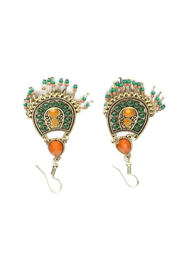 Tenfowee Bohemian Tarzı Uzun Tassel Küpeler - Retro Konforlu Çelik Alloy - Deniz Tatili Ve Özel Etkinlikler İçin Zengin Stili Sağlar Diğer