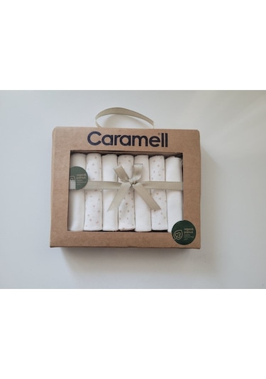 7'li Bebek Penye Mendil, Organic Pamuk Bebek Mendili Mö333