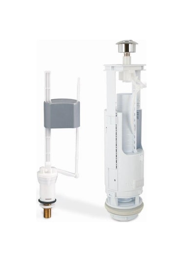 Nkp Rezervuar İç Takım Basmalı Sistem Perfect Flotör Beyaz