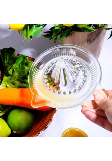 Sağlığınız İçin Cam Limon Sıkacağı - Cam Limon Sıkacak Şeffaf