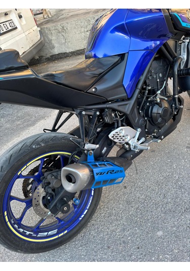 Yamaha R-25 Egzoz Koruması Mavi