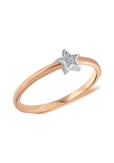 Lova Pırlanta Taşlı Babil Yıldızı Yüzük - 1010245