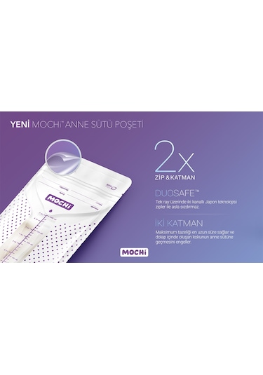 Mochi Anne Sütü Süt Saklama Poşeti 50 Adet 93c590050ss1