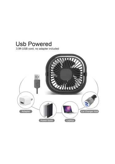 Mini Kişisel Masaüstü Taşınabilir Masa Vantilatörü Mikrofon Çok Renkli, L