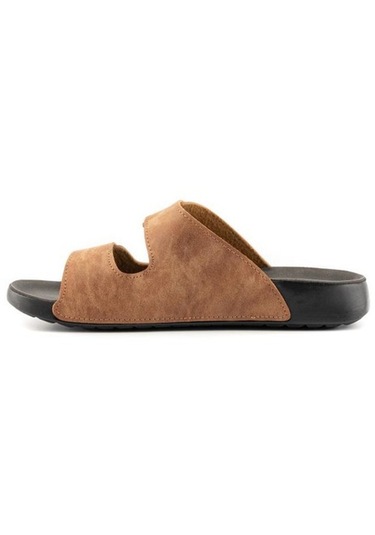 Roy Jones Madrid 4 Mevsim Anatomik Taban Cırtlı Ayarlanabilir Erkek Terlik 5001 Vizon