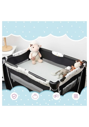 Mc.pierobaby 60x120 Ortopedik Cotton Bebek Yatağı Oyun Park Yatak