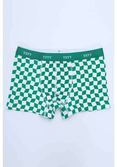 Toontoy Erkek Çocuk Baklava Desenli Baskılı 4lü Paket Boxer Çok Renkli