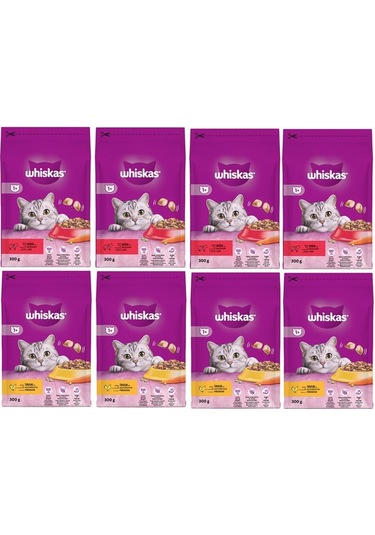 Whiskas İkili Lezzet Ekonomik Paket 8 Adet